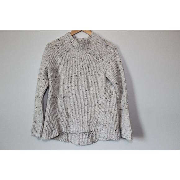 Madewell Donegal Northfield Mockneck Sweater Ivory Women's Size Small H13899 - Picture 2 of 11